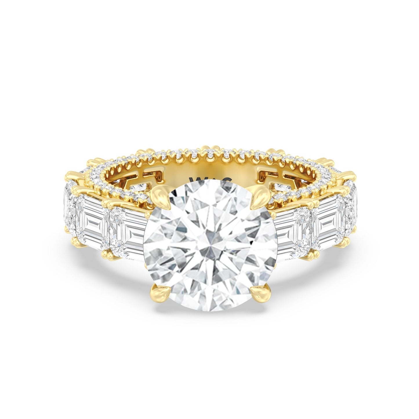 The Upper East Side Ring - Lotus Diamond