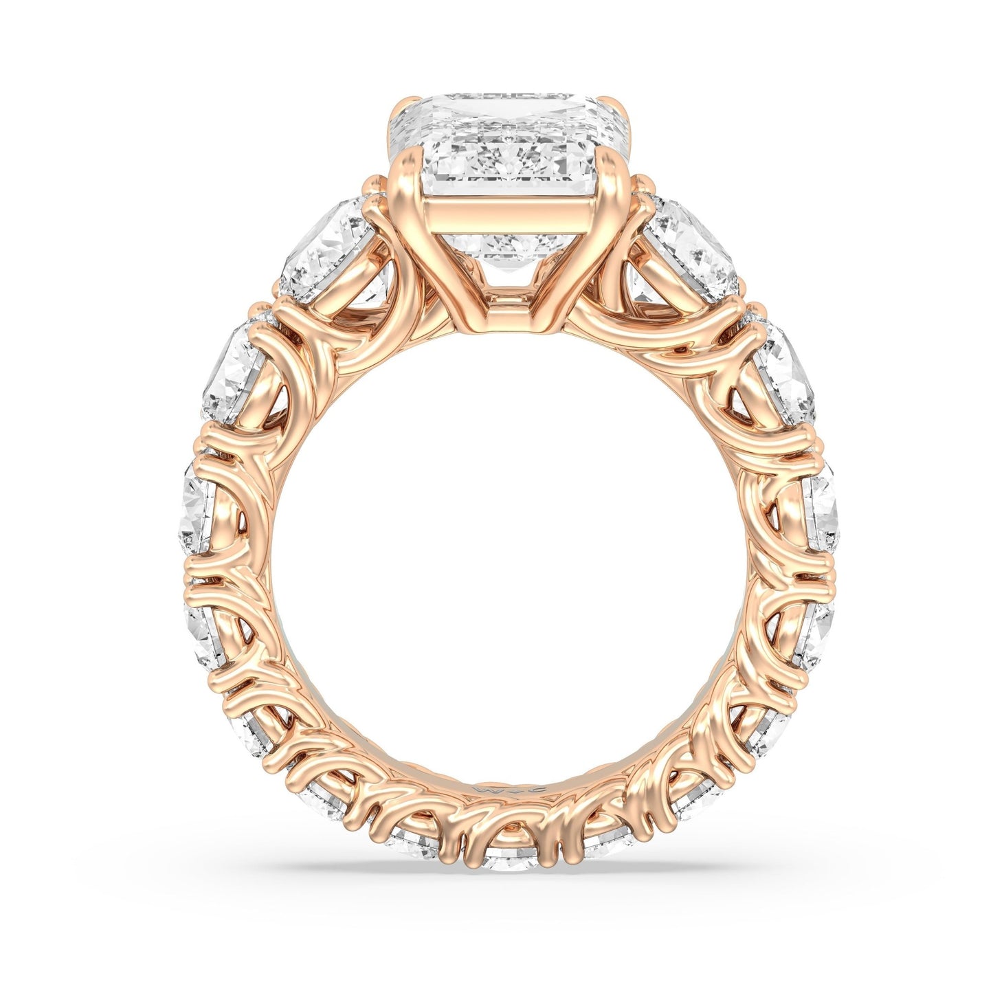 The Upper West Side Ring - Lotus Diamond