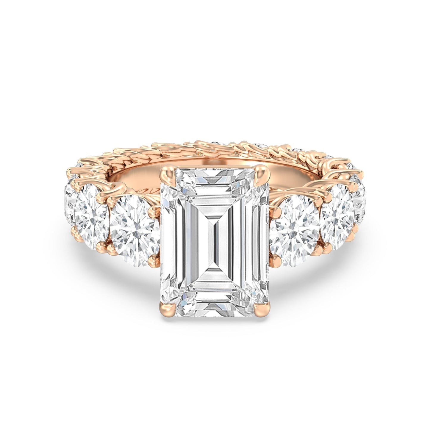 The Upper West Side Ring - Lotus Diamond
