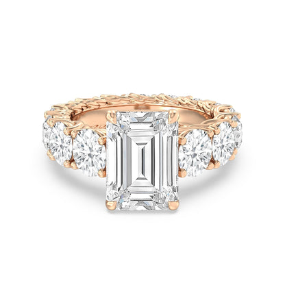 The Upper West Side Ring - Lotus Diamond