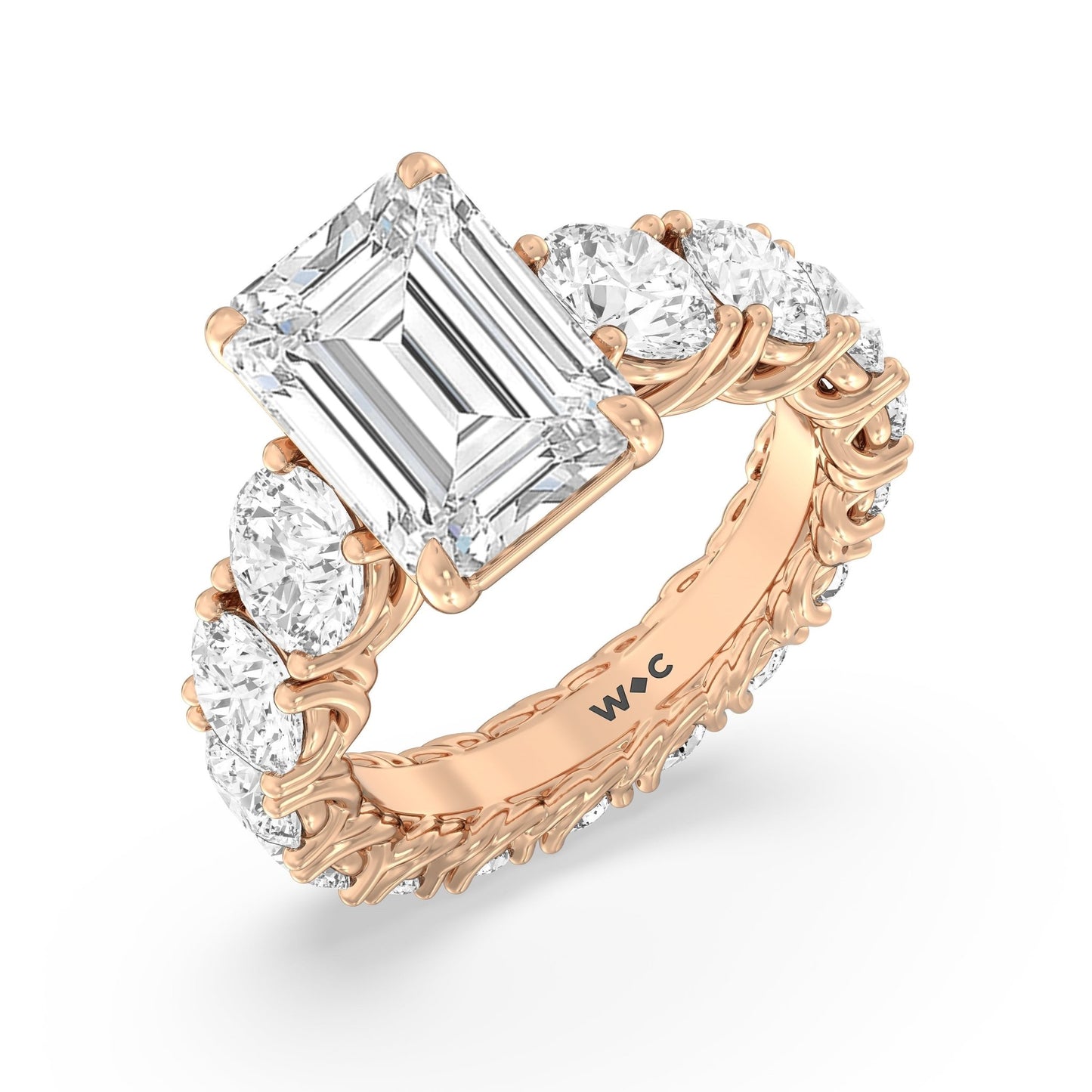The Upper West Side Ring - Lotus Diamond
