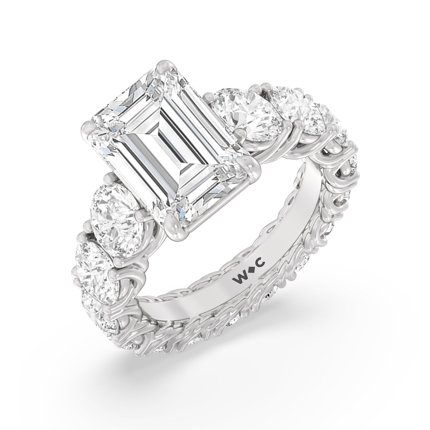 The Upper West Side Ring - Lotus Diamond