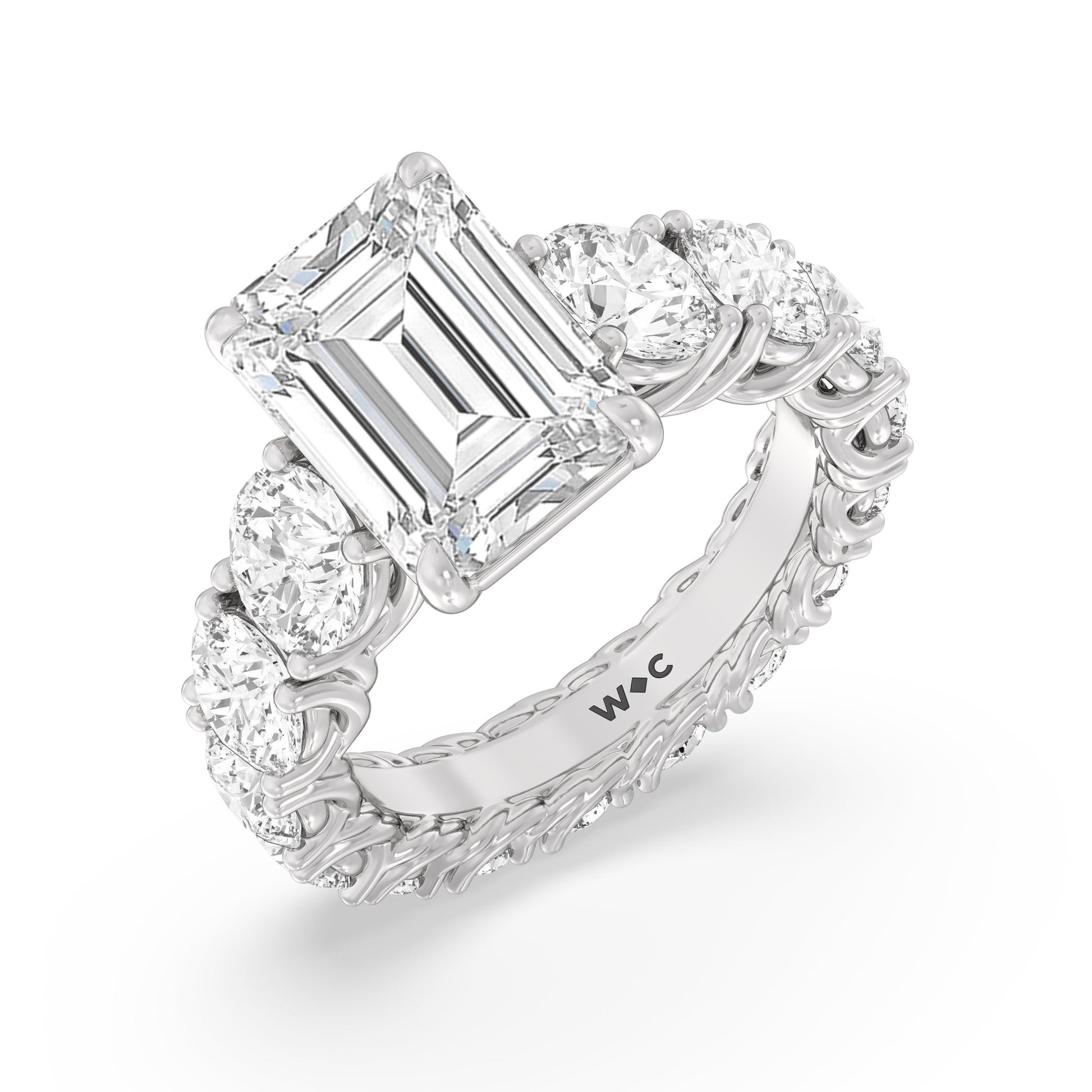 The Upper West Side Ring - Lotus Diamond