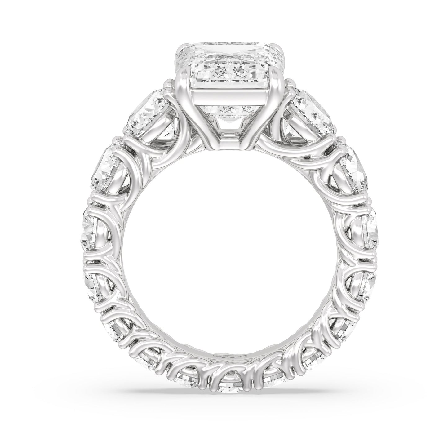 The Upper West Side Ring - Lotus Diamond