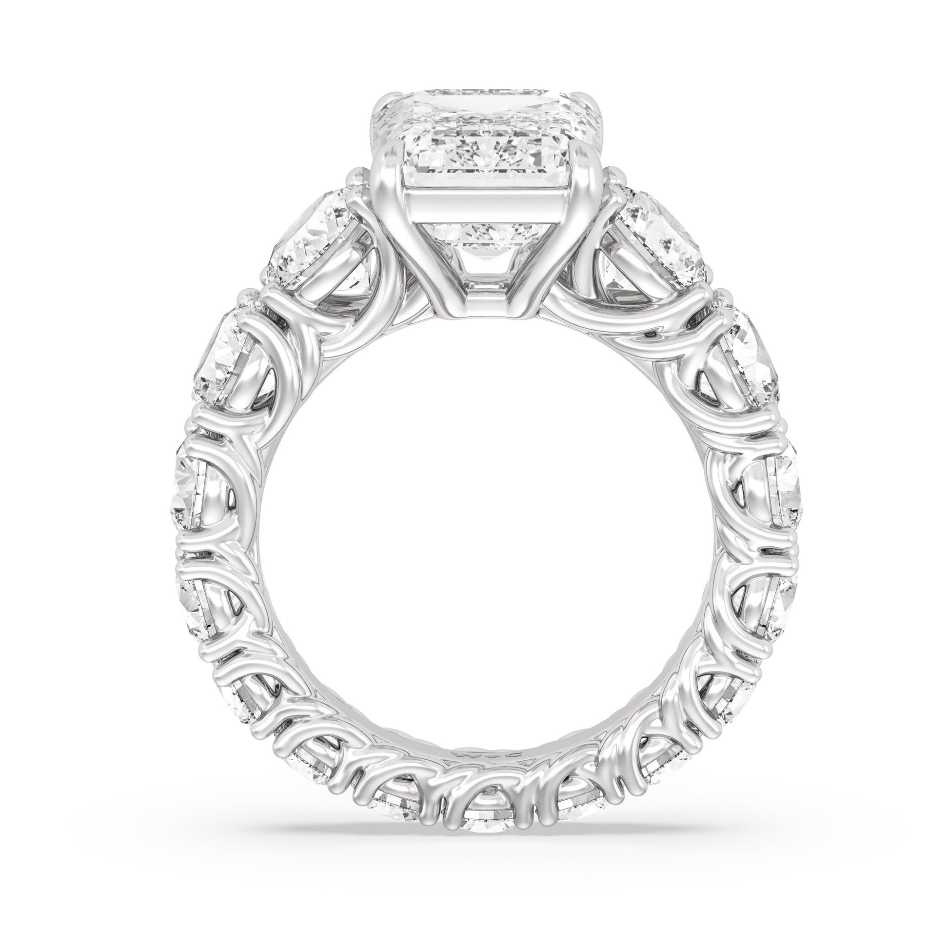 The Upper West Side Ring - Lotus Diamond