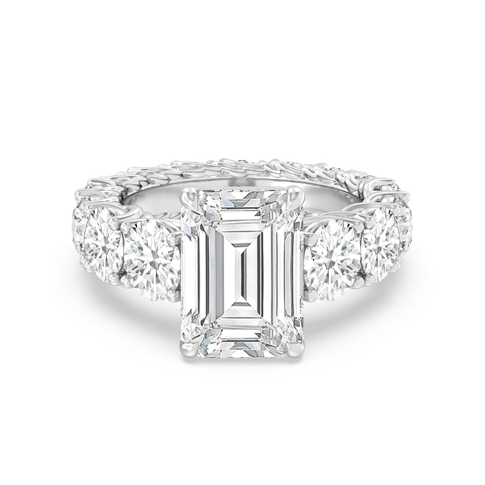 The Upper West Side Ring - Lotus Diamond