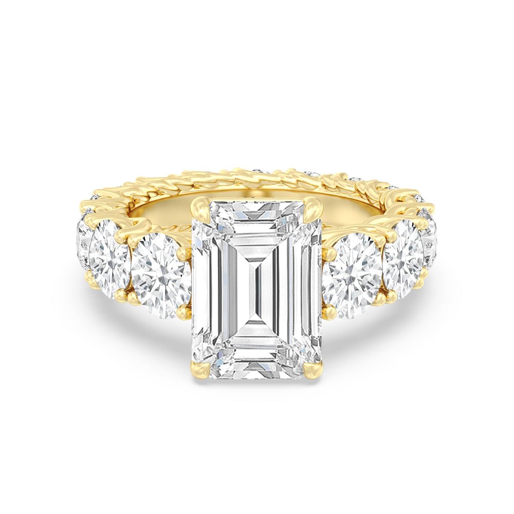 The Upper West Side Ring - Lotus Diamond