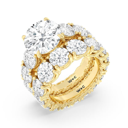 The Upper West Side Ring - Lotus Diamond