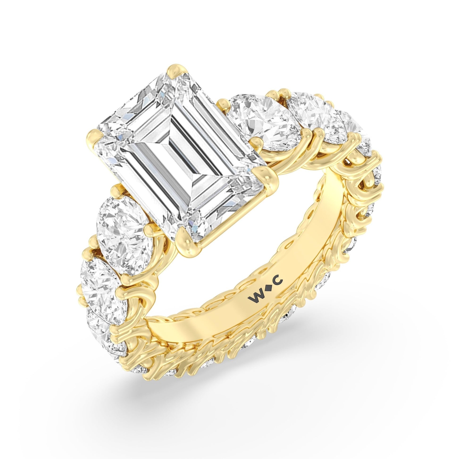 The Upper West Side Ring - Lotus Diamond
