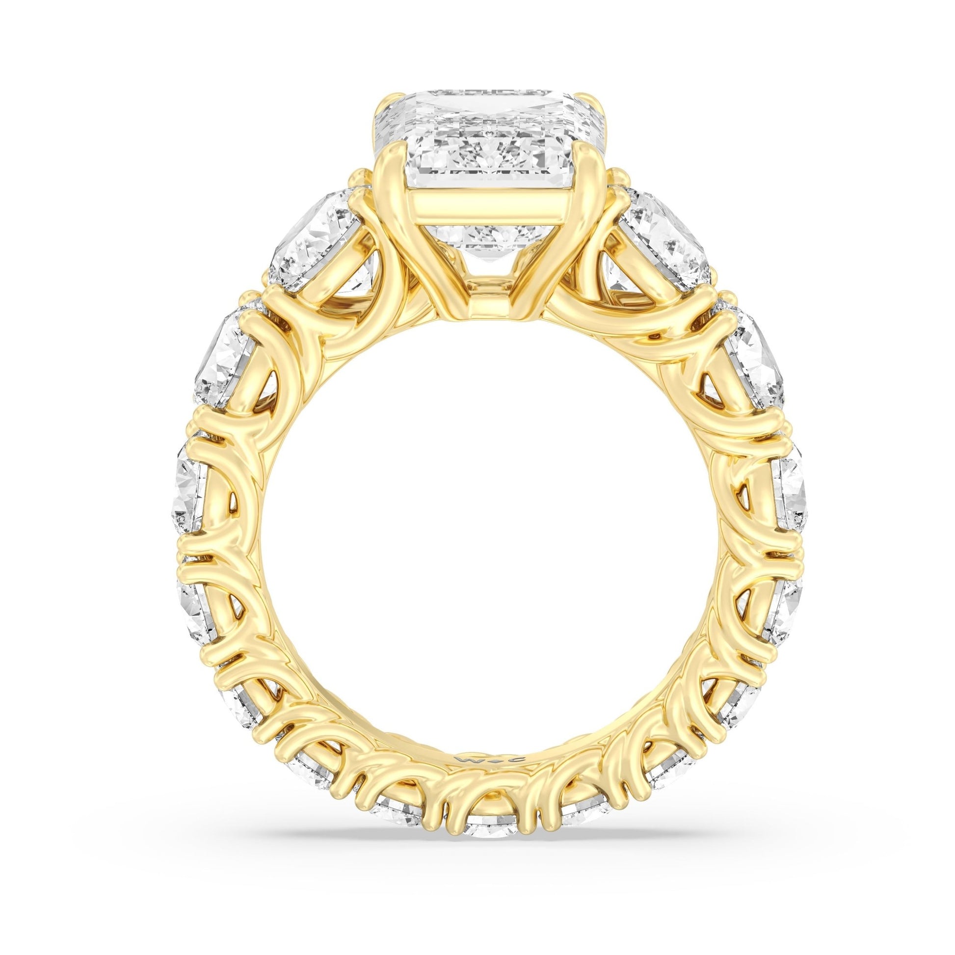 The Upper West Side Ring - Lotus Diamond