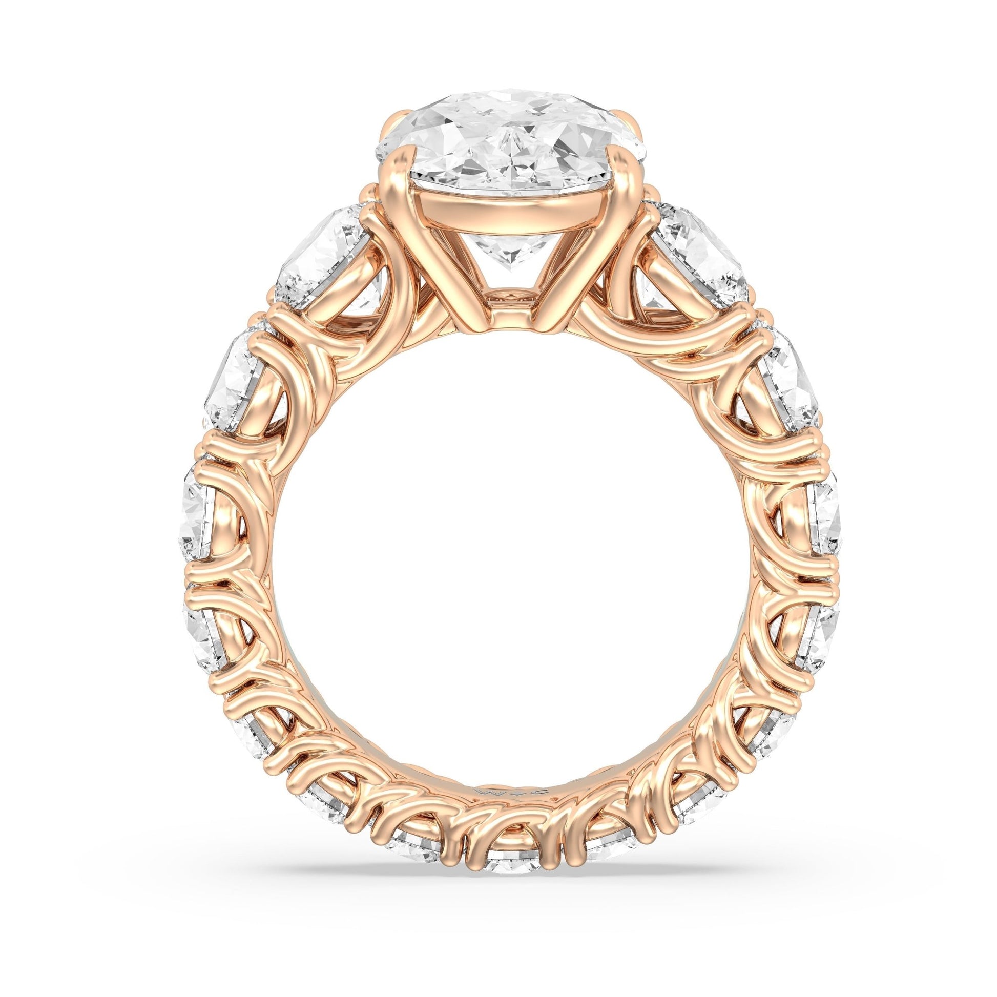 The Upper West Side Ring - Lotus Diamond