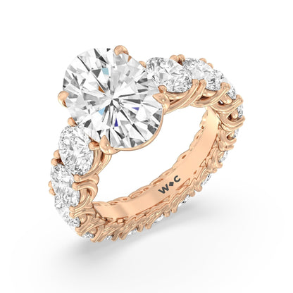 The Upper West Side Ring - Lotus Diamond