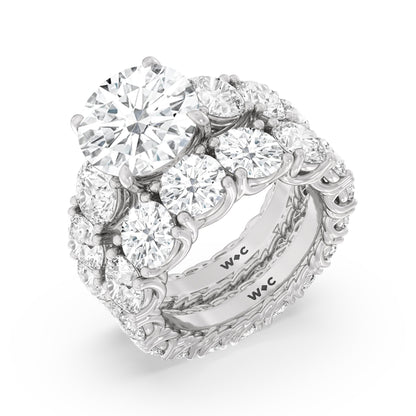 The Upper West Side Ring - Lotus Diamond