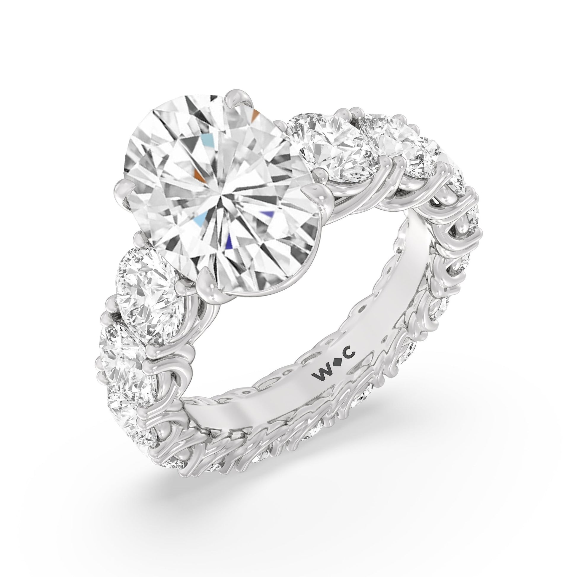 The Upper West Side Ring - Lotus Diamond