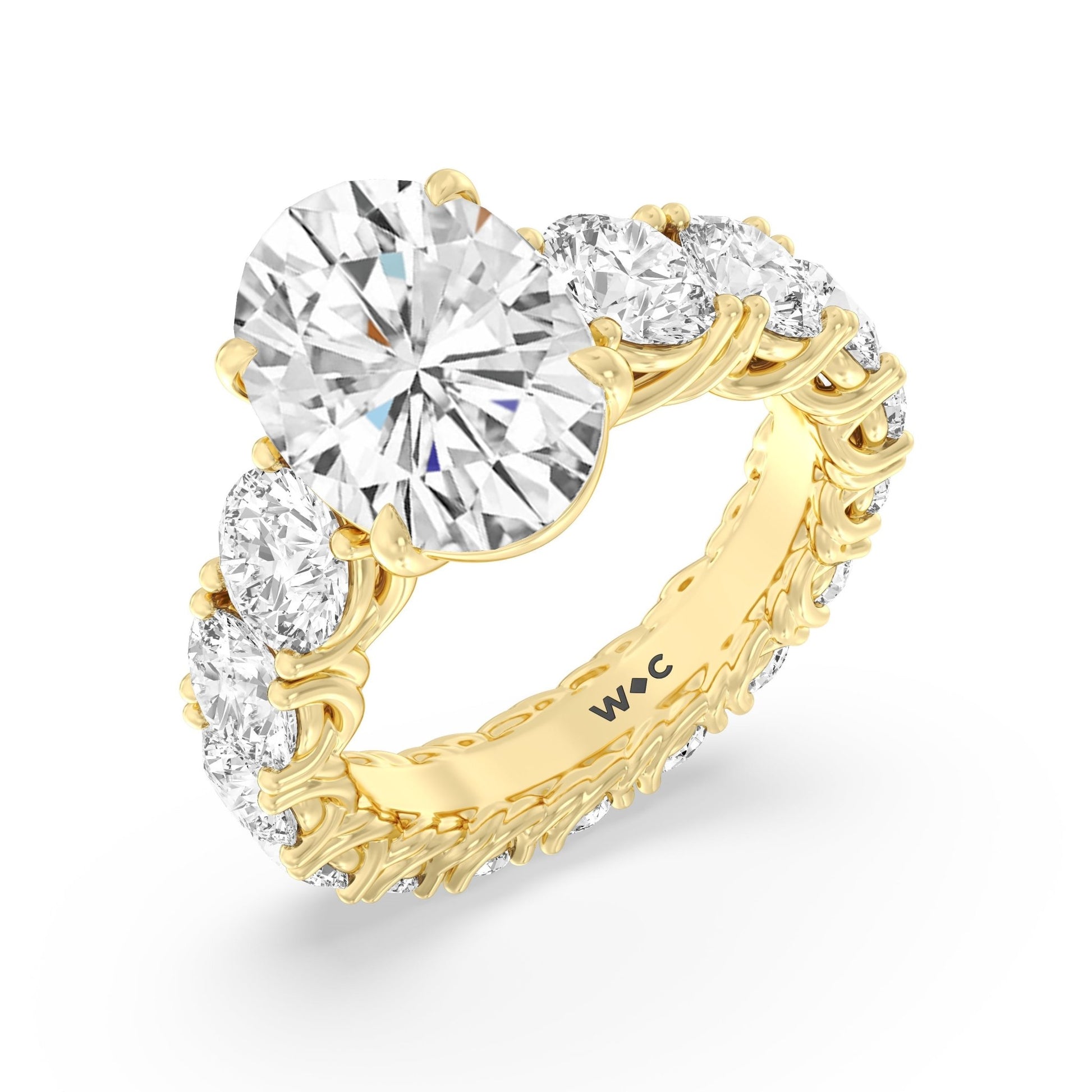 The Upper West Side Ring - Lotus Diamond