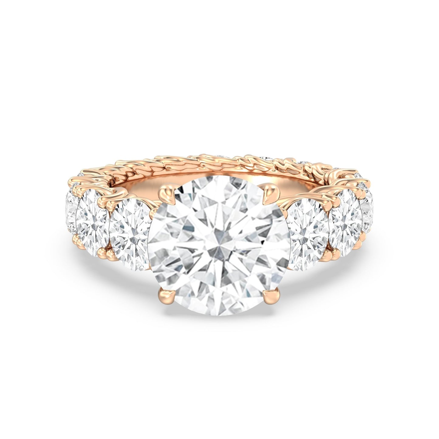 The Upper West Side Ring - Lotus Diamond