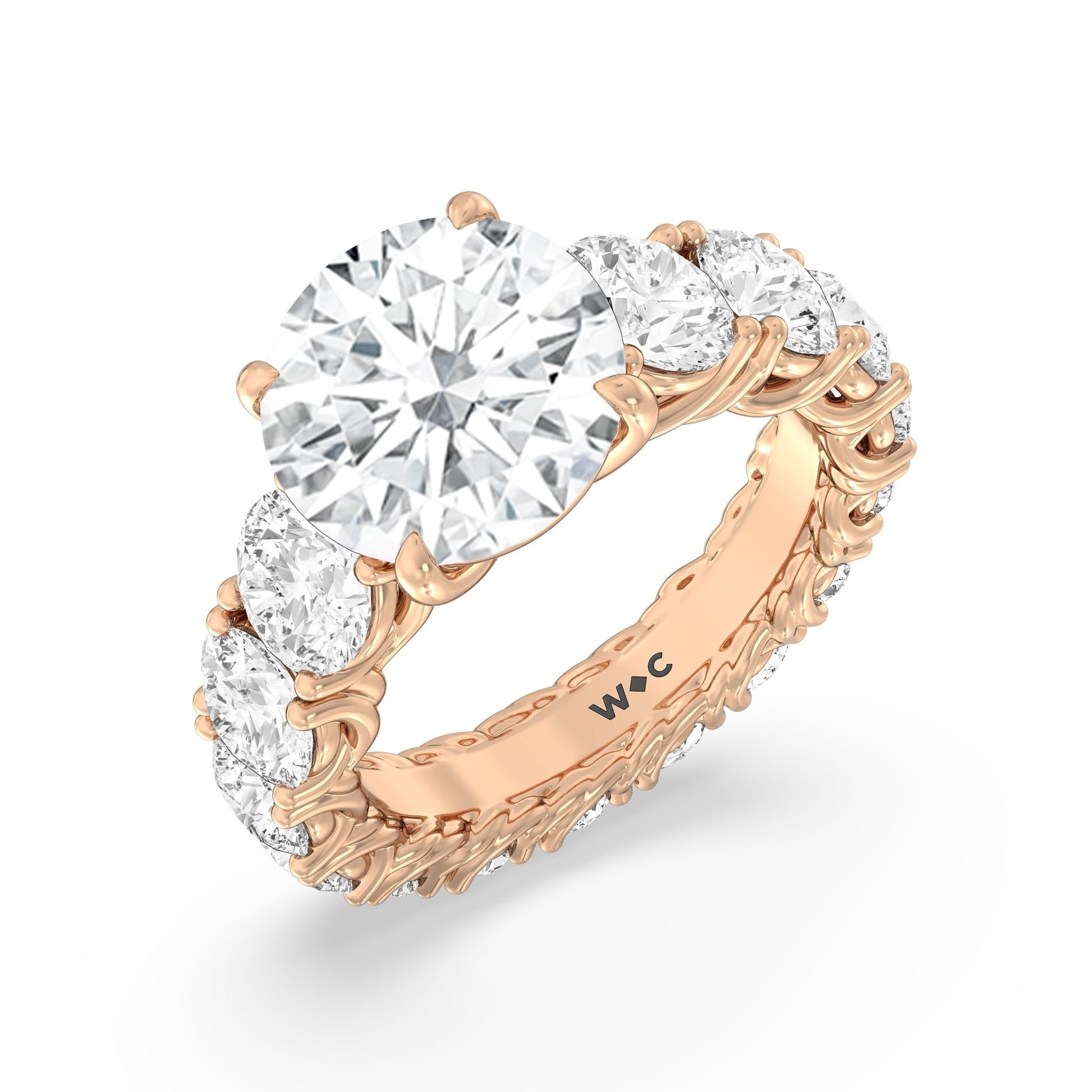 The Upper West Side Ring - Lotus Diamond