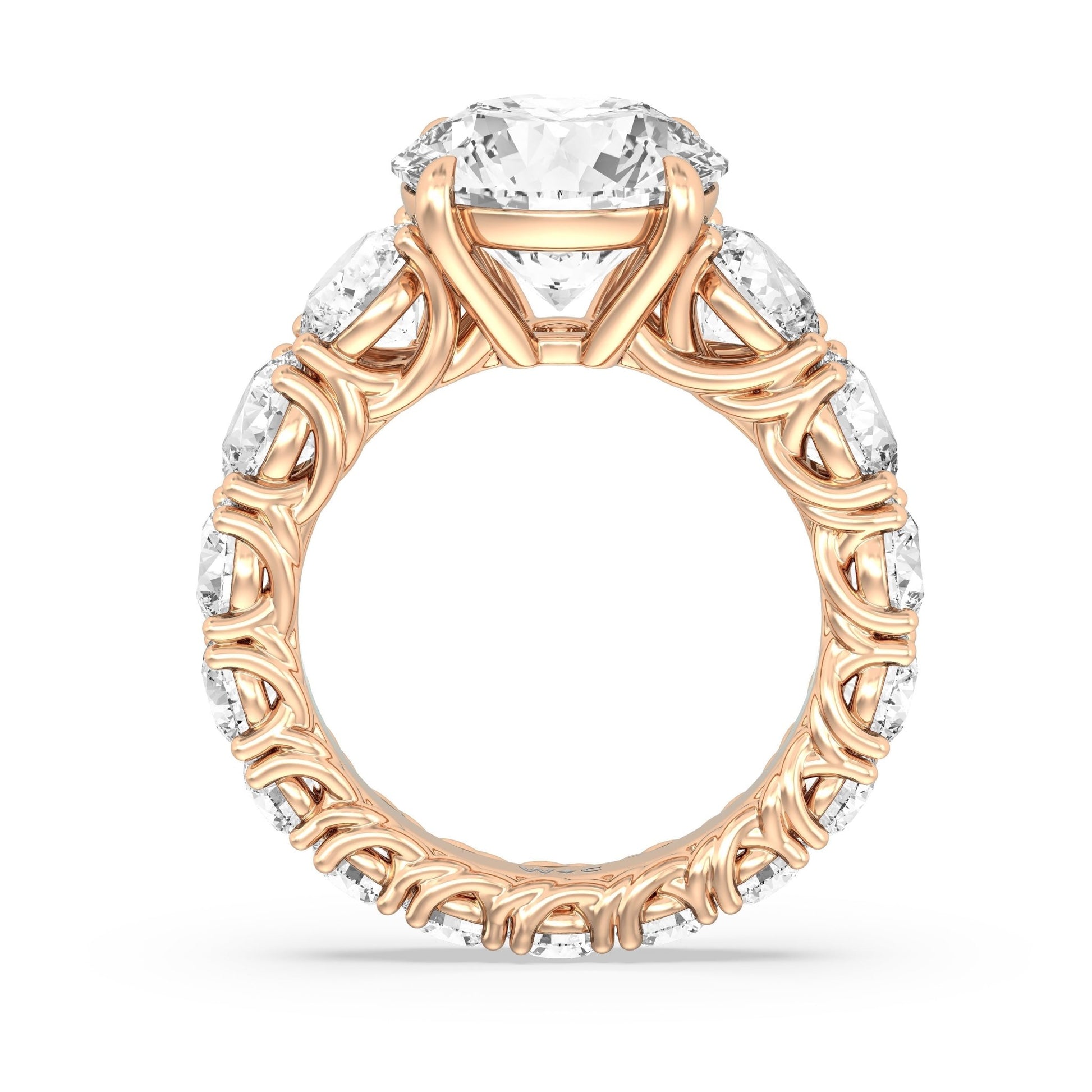 The Upper West Side Ring - Lotus Diamond