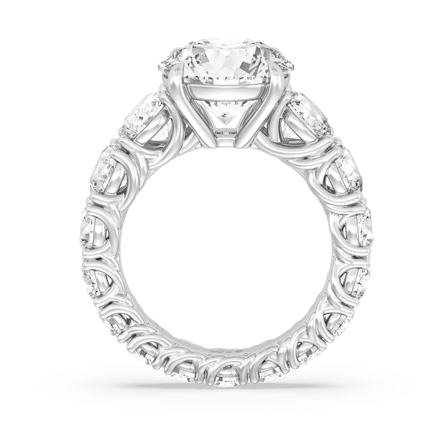 The Upper West Side Ring - Lotus Diamond