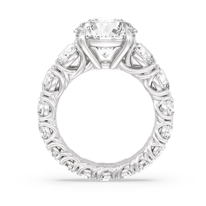 The Upper West Side Ring - Lotus Diamond