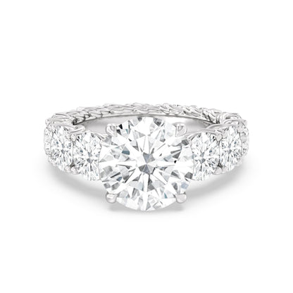 The Upper West Side Ring - Lotus Diamond