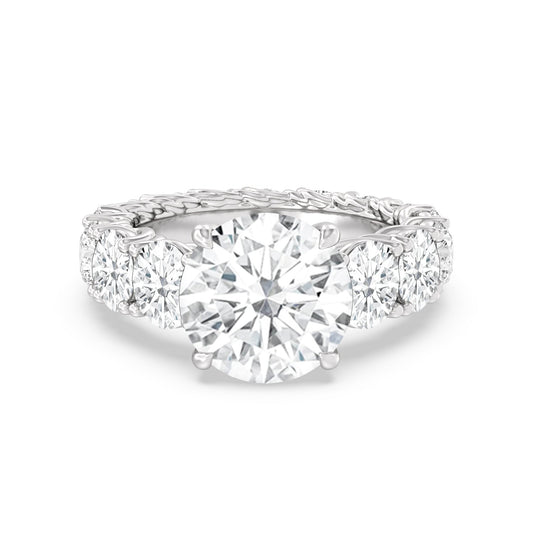 The Upper West Side Ring - Lotus Diamond