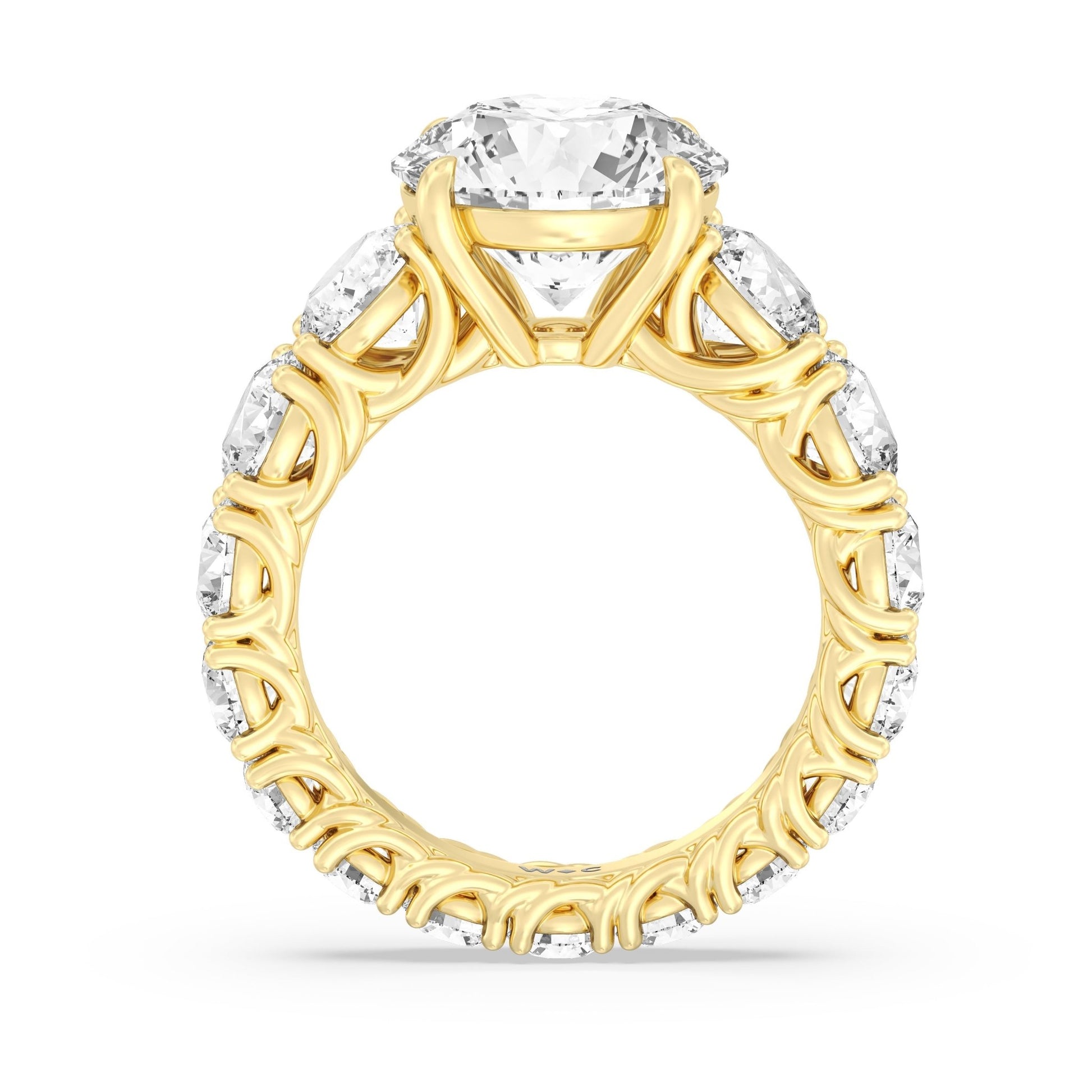 The Upper West Side Ring - Lotus Diamond