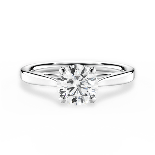The Vera Solitaire - Lotus Diamond