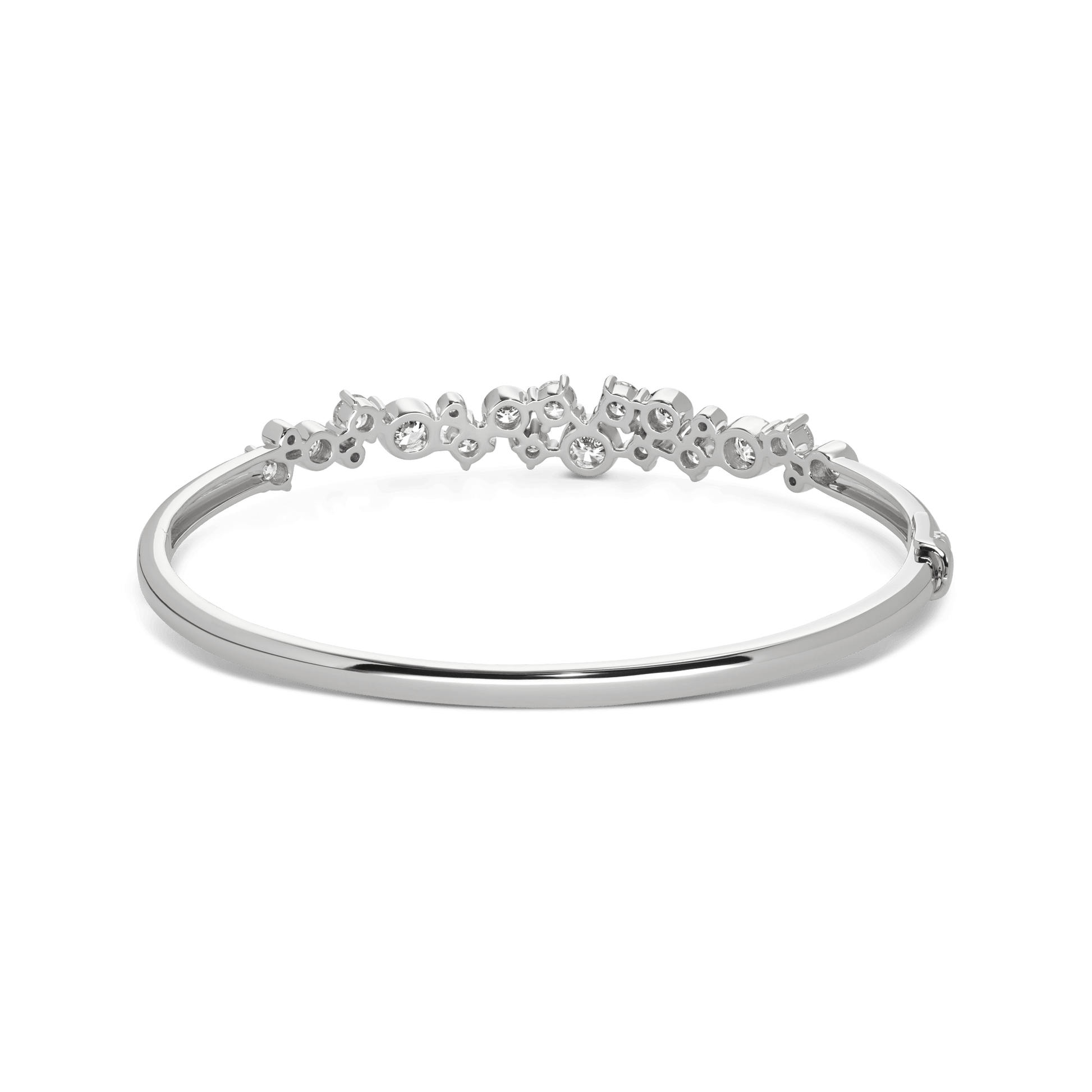 The Waterfront Bangle - Lotus Diamond