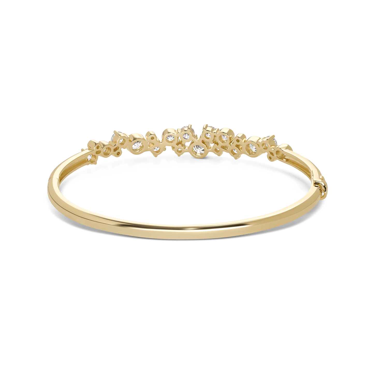 The Waterfront Bangle - Lotus Diamond