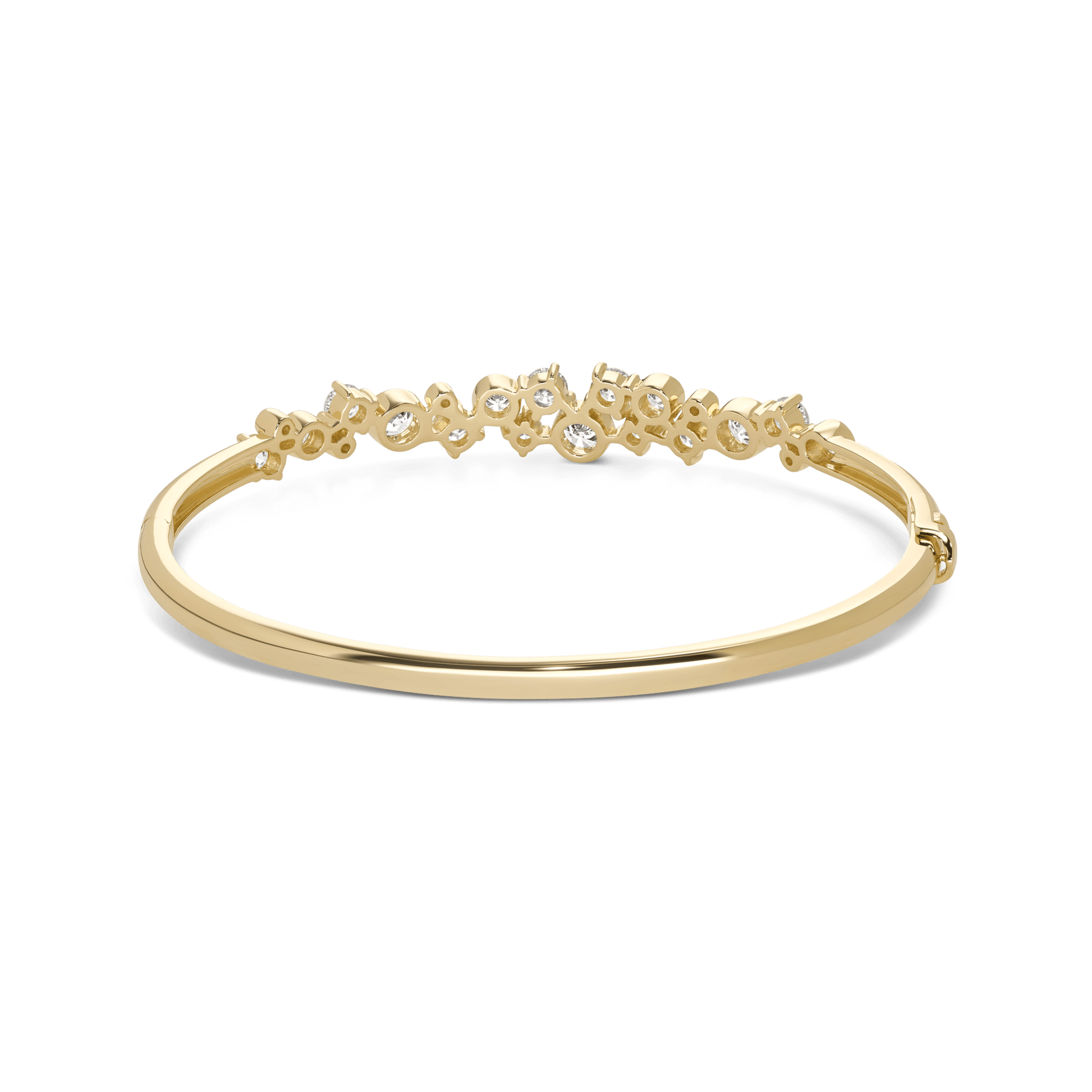 The Waterfront Bangle - Lotus Diamond