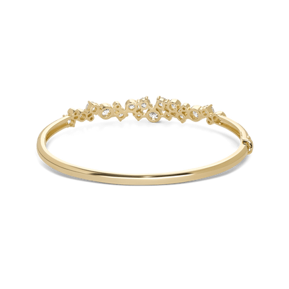 The Waterfront Bangle - Lotus Diamond