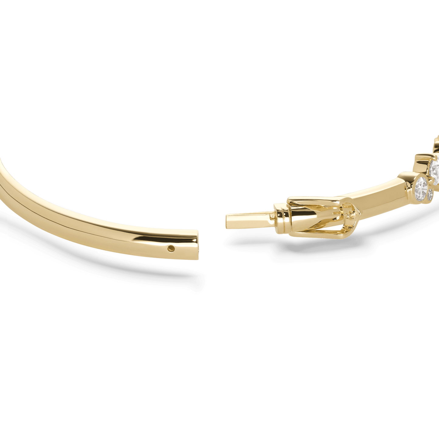 The Waterfront Bangle - Lotus Diamond