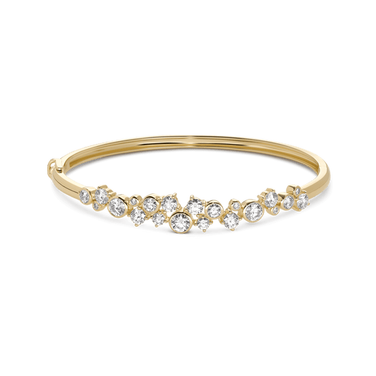 The Waterfront Bangle - Lotus Diamond