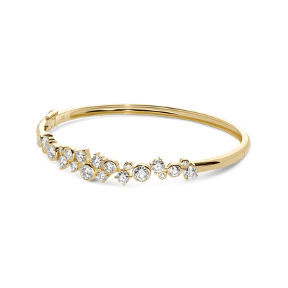 The Waterfront Bangle - Lotus Diamond
