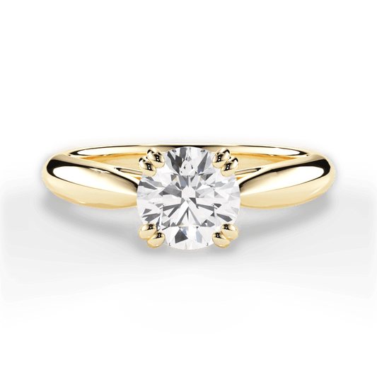 The Willa Solitaire Lotus Diamond