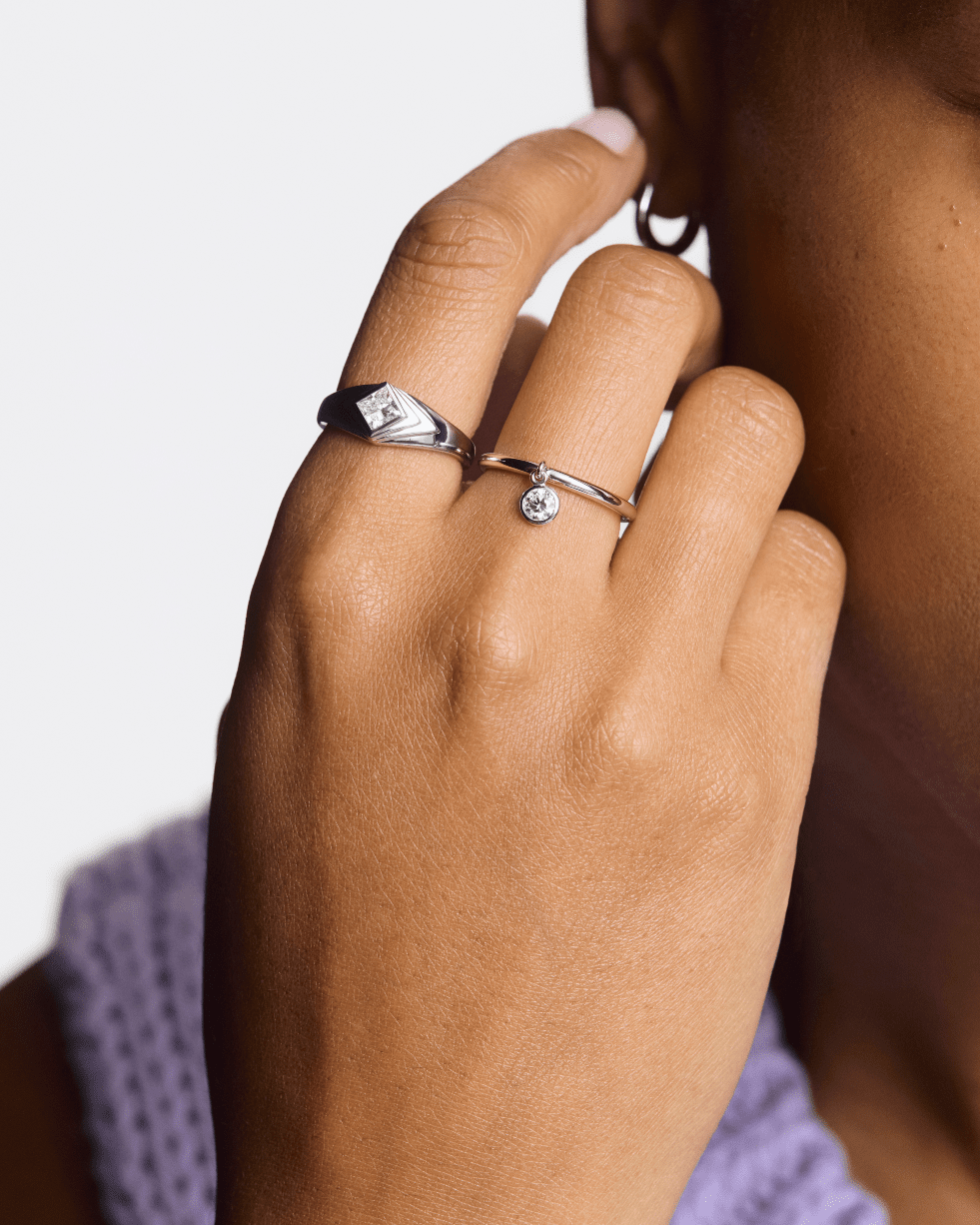 The Wistful Ring - Lotus Diamond