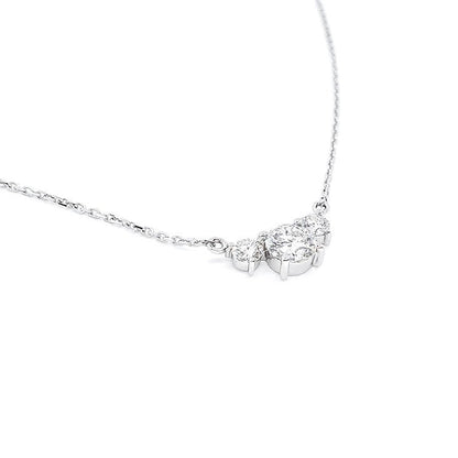 Three - stone diamond Pendant - Lotus Diamond