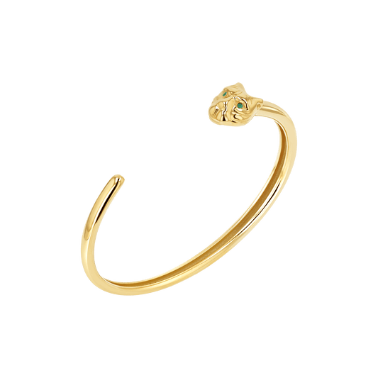 Tiger Cuff Bracelet - Lotus Diamond