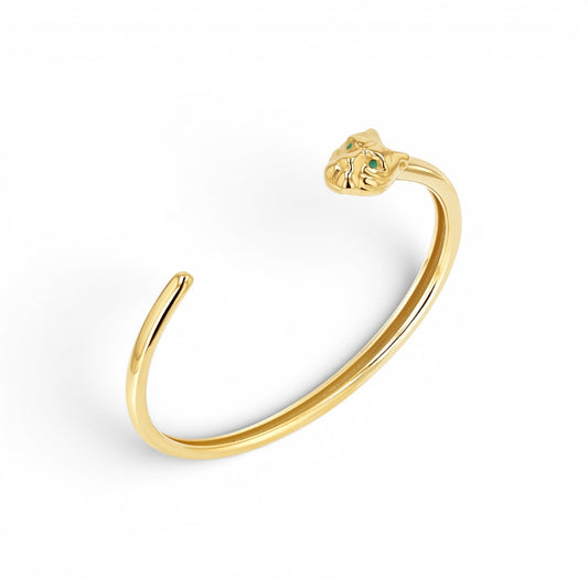 Tiger Cuff Bracelet - Lotus Diamond