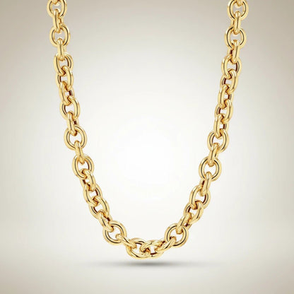 Tres Luxe Chain Necklace - Lotus Diamond