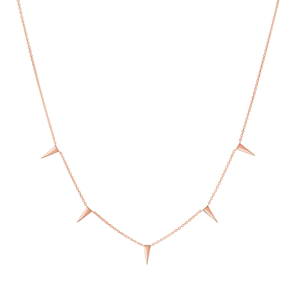 Triangle Spike Necklace - Lotus Diamond