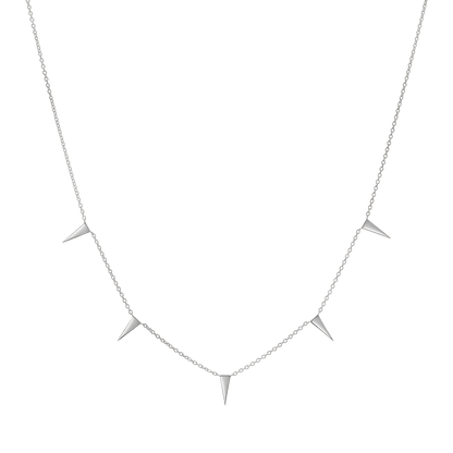 Triangle Spike Necklace - Lotus Diamond