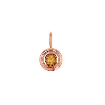 Trinatier Birthstone Pendant Charm - Lotus Diamond