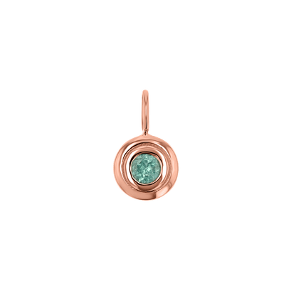 Trinatier Birthstone Pendant Charm - Lotus Diamond