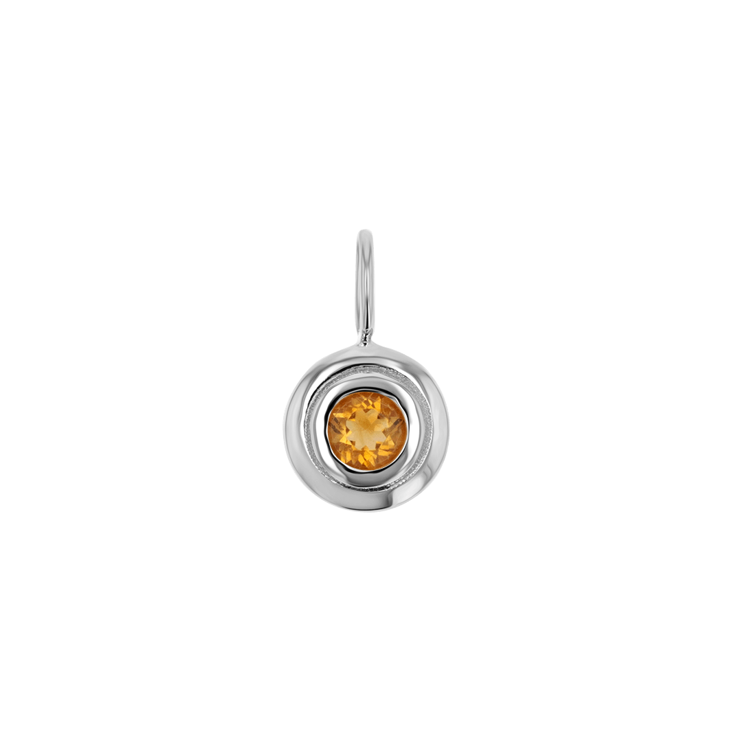 Trinatier Birthstone Pendant Charm - Lotus Diamond