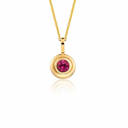 Trinatier Grand Bezel Pendant Necklace - Lotus Diamond