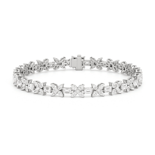 Wildflower Bracelet - Lotus Diamond