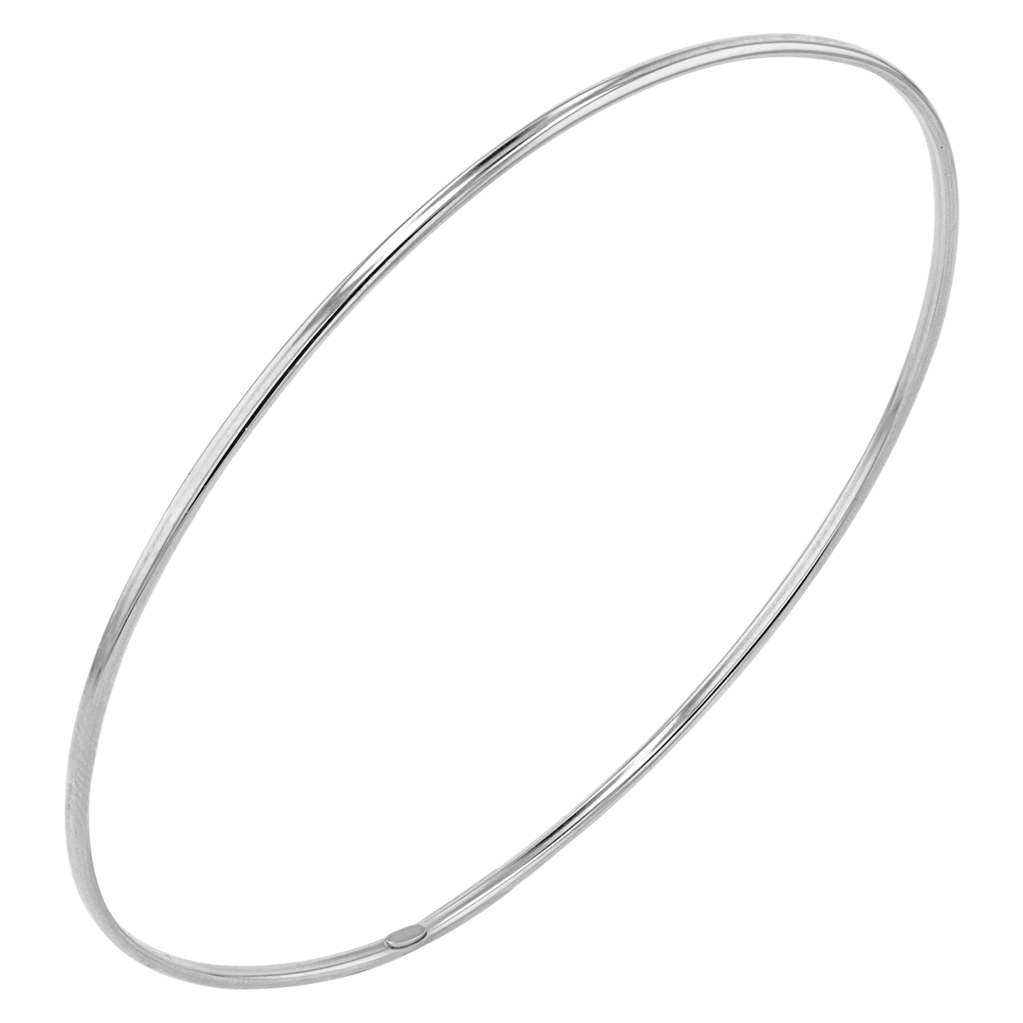 Wire Bangle Bracelet - Lotus Diamond