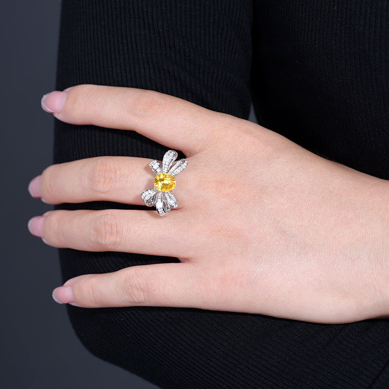 Collection level dual-use, human wealth - canary canary yellow sapphire